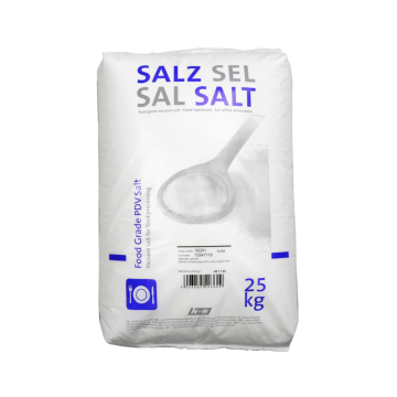 Siede-Speisesalz Calibrated 0,13-0,4 mm im 25 kg Sack