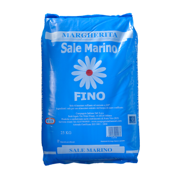 Meersalz fein naturrein 0-1 mm ohne Trennmittel im 25 kg Sack