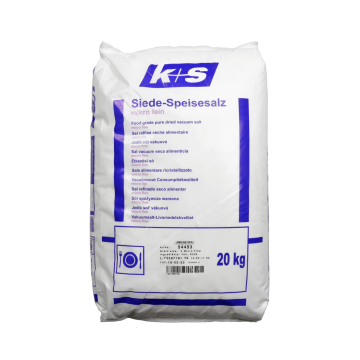 Siede-Speisesalz microfine 0-0,15 mm im 20 kg  Sack