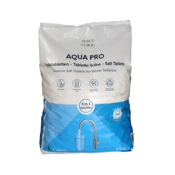 1000 kg Qemetica Aqua Pro Siede-Regeneriersalztabletten 40x25 kg  auf Palette