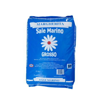 Meersalz grob 2-4 mm Typ II naturrein ohne Trennmittel im 25 kg Sack