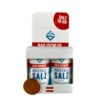 BAD ISCHLER Kristallsalz Ministreuer 2x10g