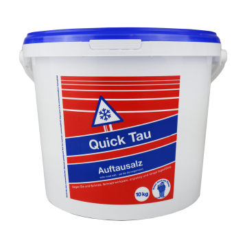 Quick Tau Stein-Auftausalz 10 kg Eimer grob 0-5mm