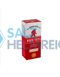 PINK YETI fein & unjodiert Steinsalz aus dem Himalaya Vorland im 400g Paket