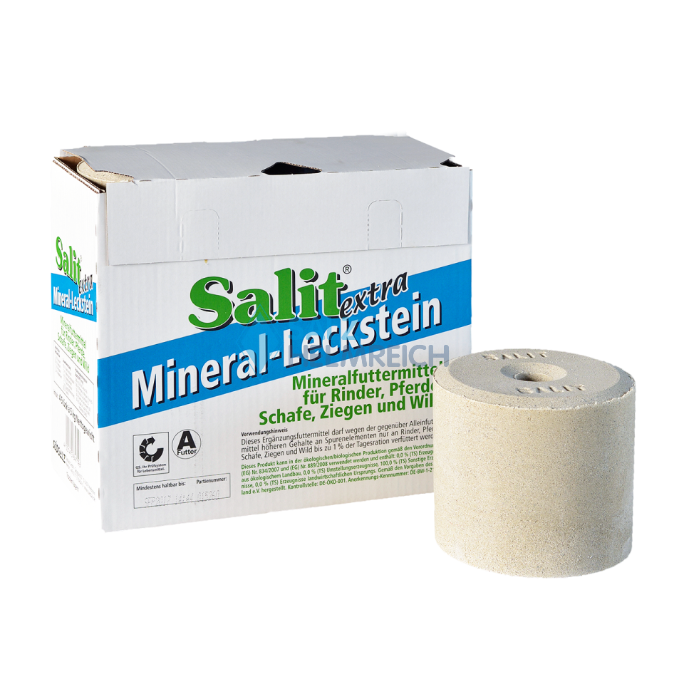 Salit® Mineralleckstein rund (4x5 kg im Umkarton) 20 kg Salit® Mineralleckstein rund (4x5 kg im Umkarton) 20 kg