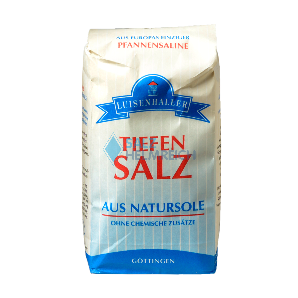 Luisenhaller Tiefensalz fein im 500 g Paket Luisenhaller Tiefensalz fein im 500 g Paket
