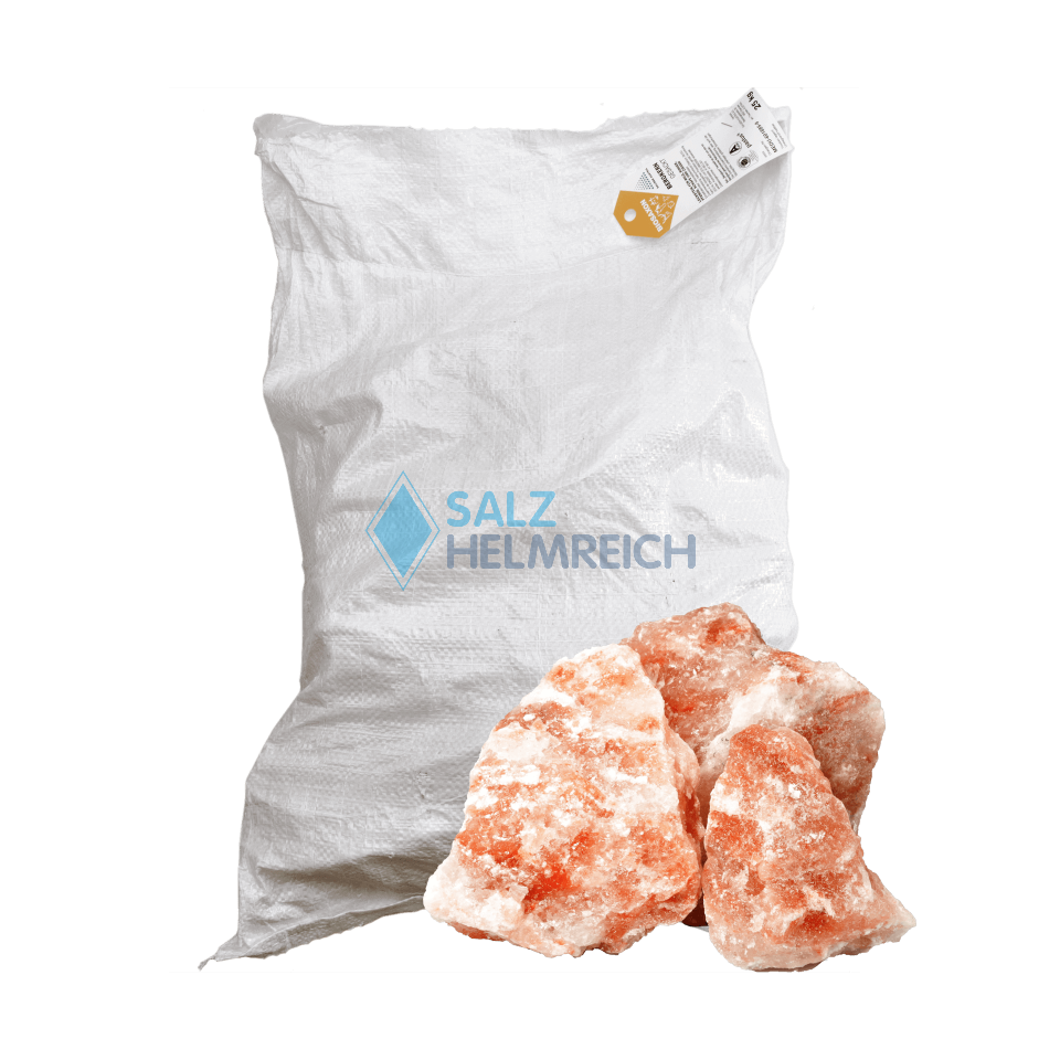 BIOSAXON Bergkern Natursalzlecksteine gebrochen im 25 kg Sack  BIOSAXON Bergkern Natursalzlecksteine gebrochen im 25 kg Sack