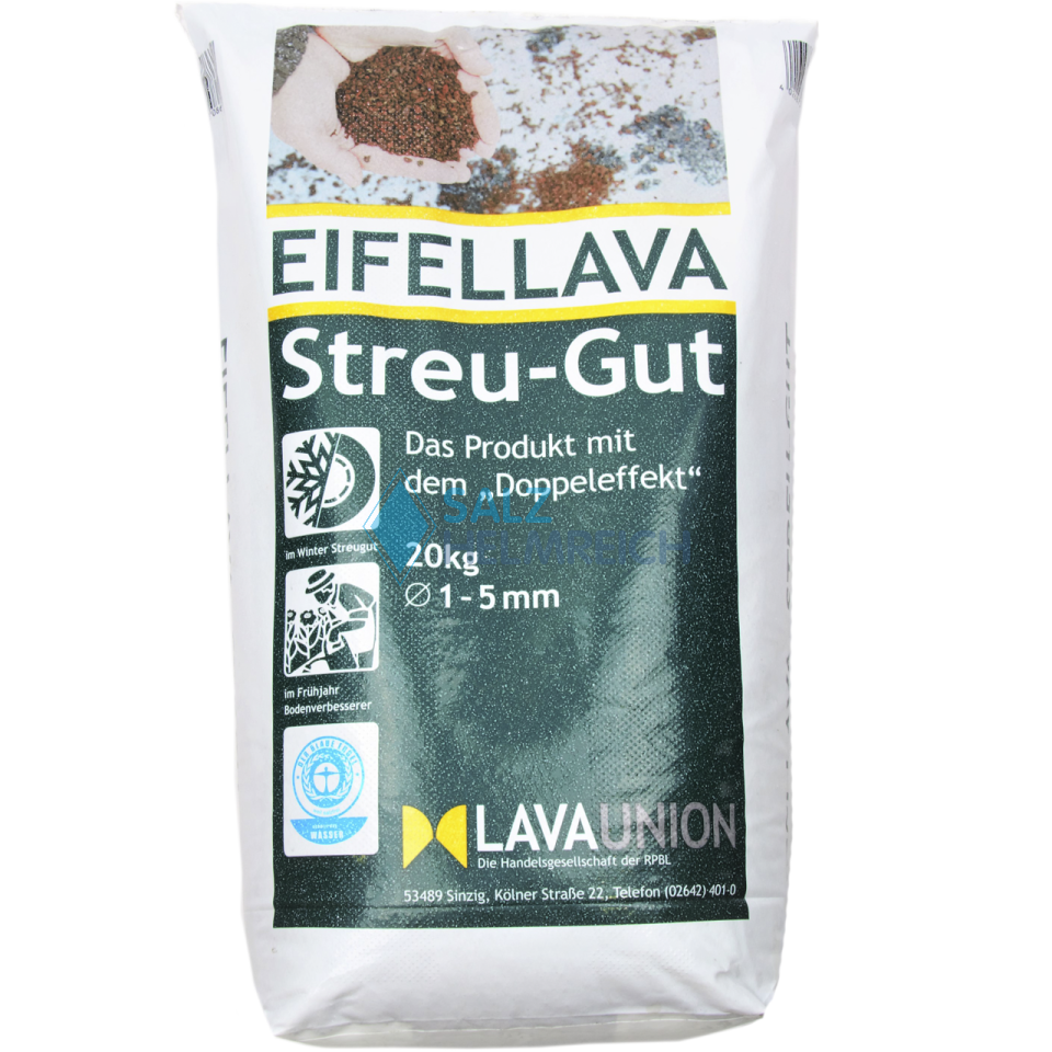 Eifellava 1-5 mm im 20 kg Sack Eifellava 1-5 mm im 20 kg Sack