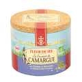 Fleur De Sel Gewürzmischung mit Kräutern der Provence 125 Gramm Dose aus der Camargue mit Korkdeckel