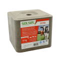 SOLSEL ®  EXTRA Mineralleckstein eckig mit Loch gepresst 10 kg